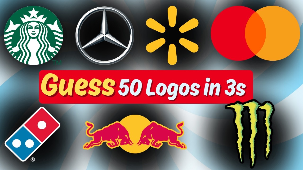 Guess the Logo in 3 Seconds | 50 Famous Logos | Logo Quiz 2026