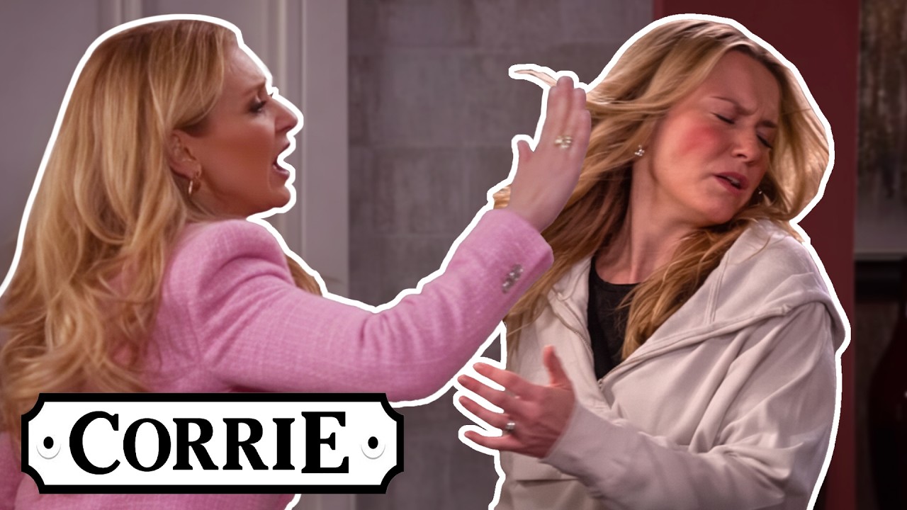 Eva Slaps Megan As Her Dark Secret Is Exposed | Coronation Street