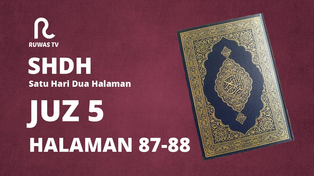 SHDH - Juz 5 Halaman 87-88