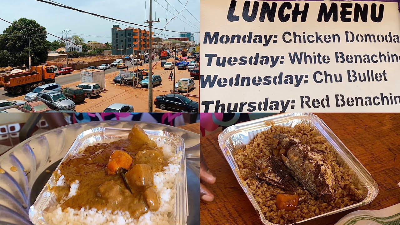 BUSY CITY VIEWS & BUYING GAMBIAN FOOD ON THE STREET | GAMBIA DAILY VLOG #10