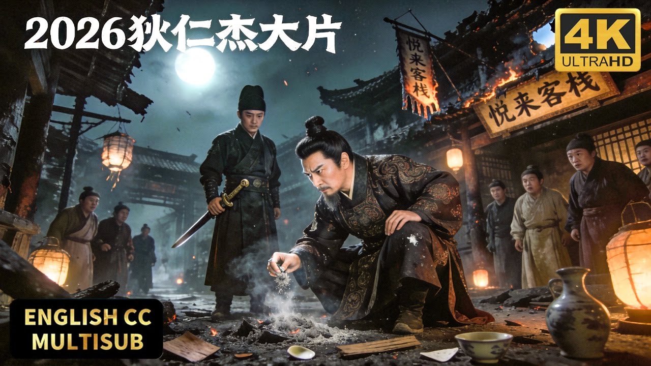 2026狄仁杰新作！深夜客栈竟神秘失火！狄仁杰摸一下灰烬便指出凶手！#悬疑  #灾难 #惊悚 #movie #狄仁杰 #大唐狄公案