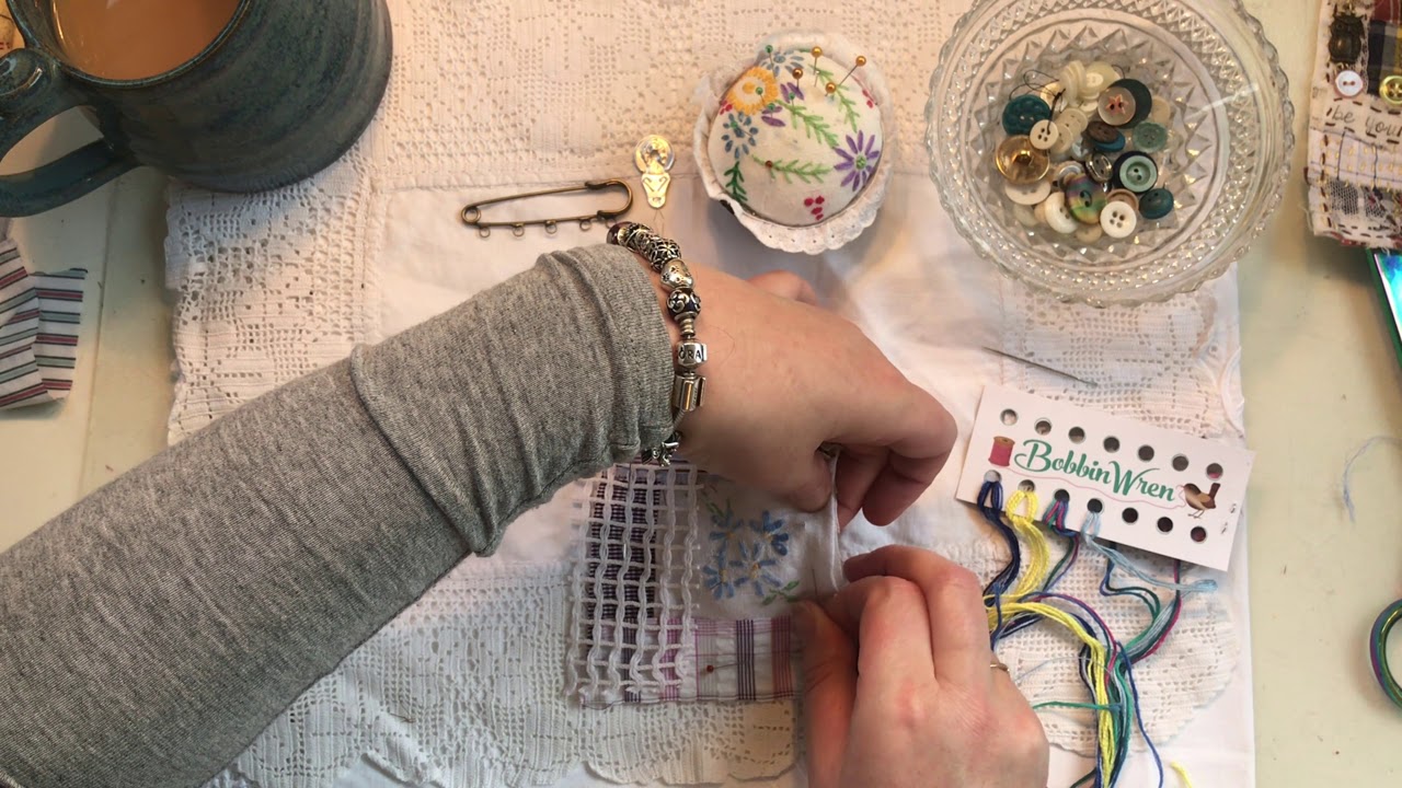 Slow-Stitched Brooch
