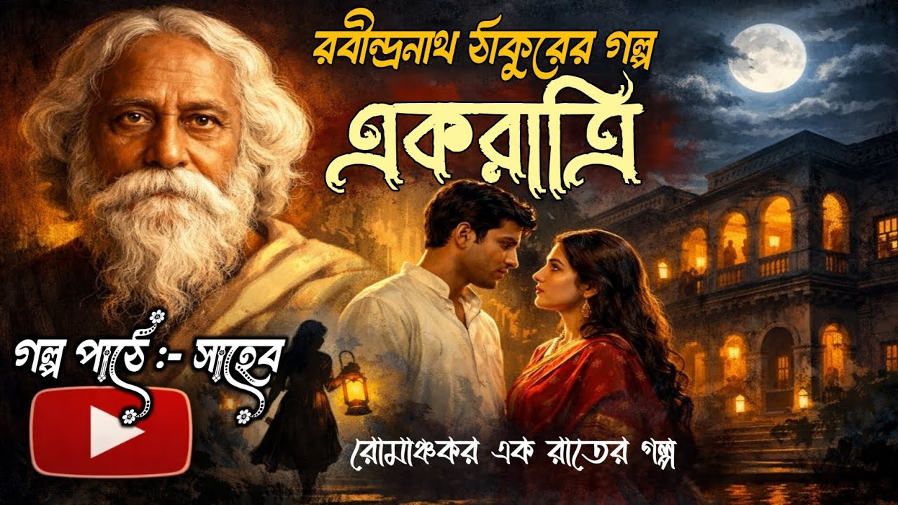 একরাত্রি | Rabindranath Tagore | Bengali Audio Story | এক রাতের রহস্যময় গল্প