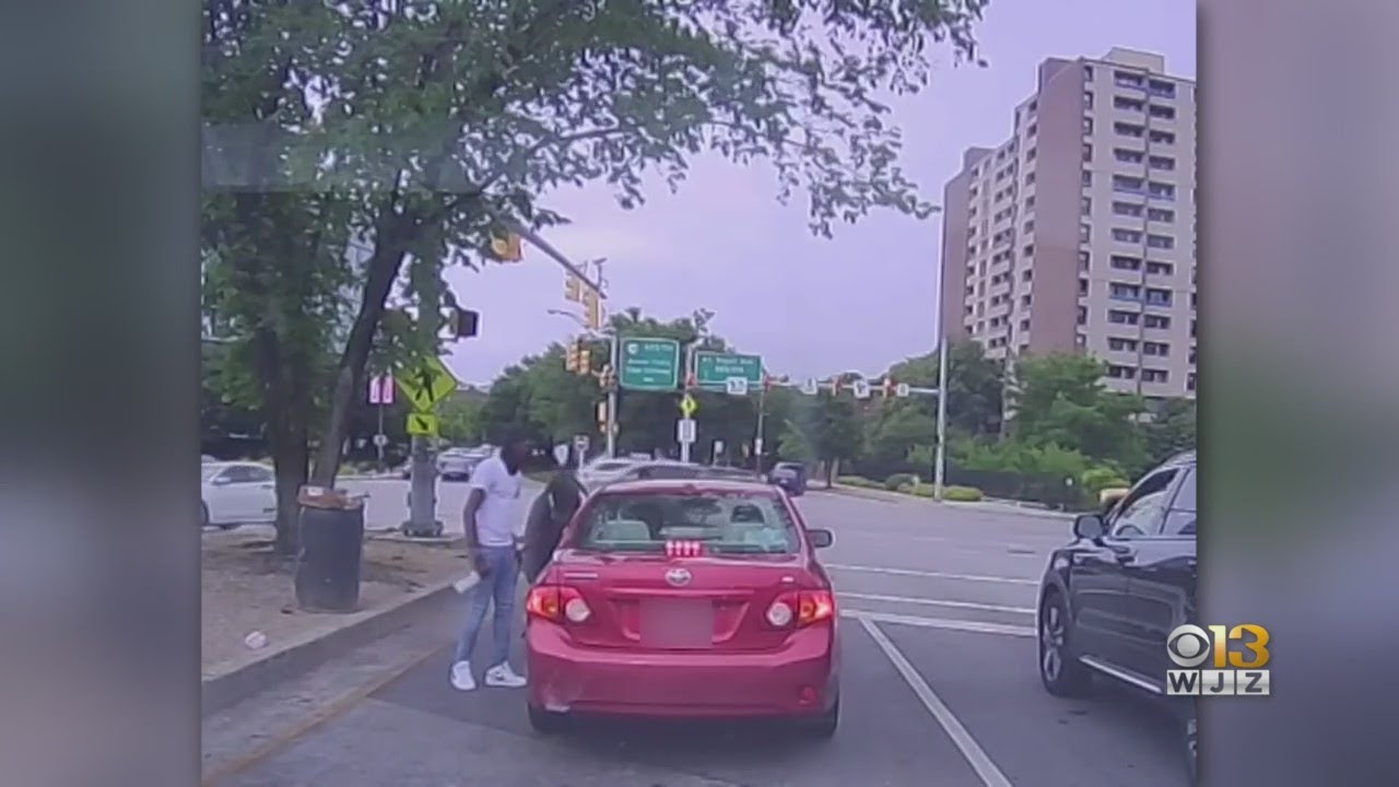 Video Shows Squeegee Worker Assaulting A Driver At Busy Baltimore Intersection