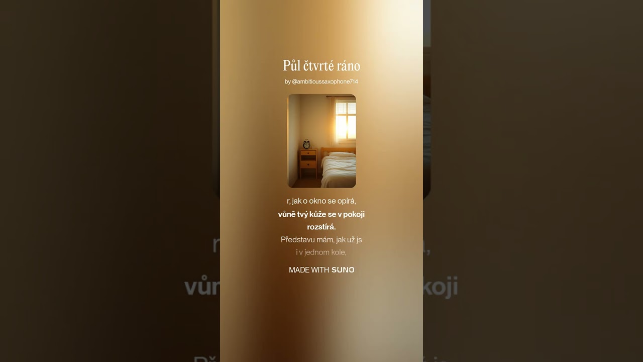 Půl čtvrté ráno