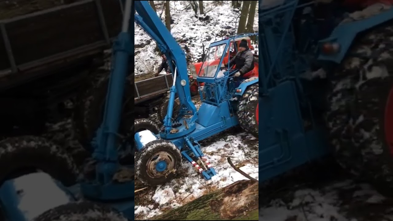 Holz laden mit dem T157 und MTS 52