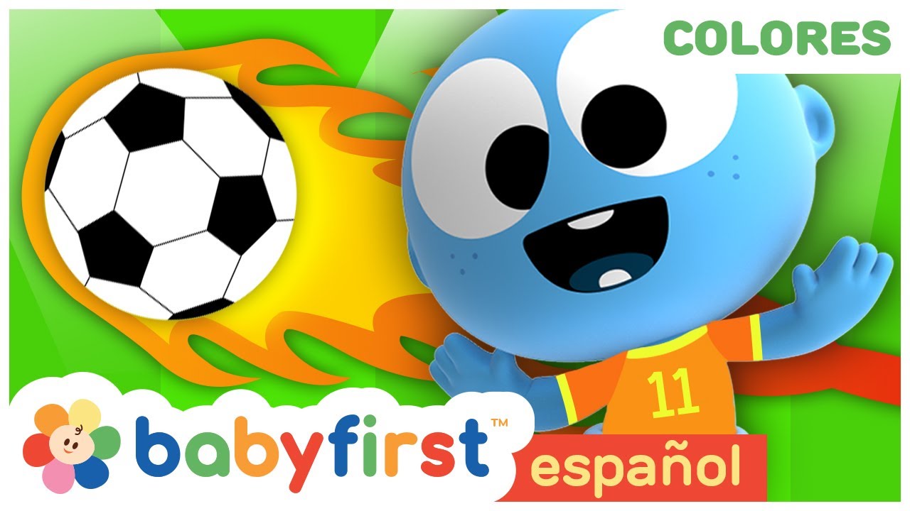Aprende con Googoo | aprendiendo colores para niños con fútbol | dibujos animados |BabyFirst español