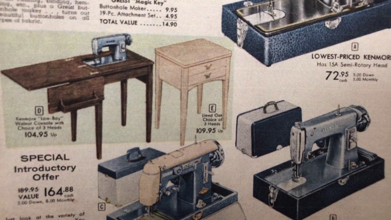 DEBUT SERIES #4:Time Capsule: 1957 Kenmore C877.50 Spared No Expense. Even its side plate was fancy!