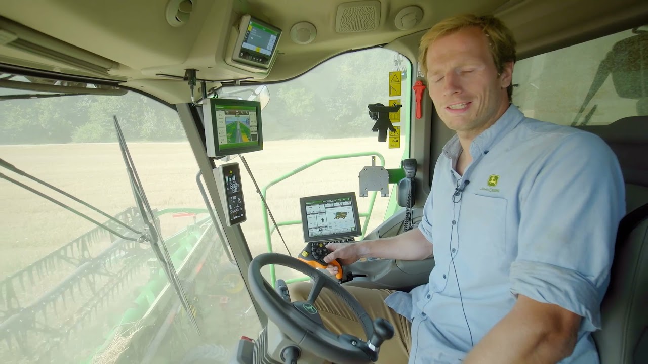 24h тестове с комбайни John Deere X9 и John Deere T670i