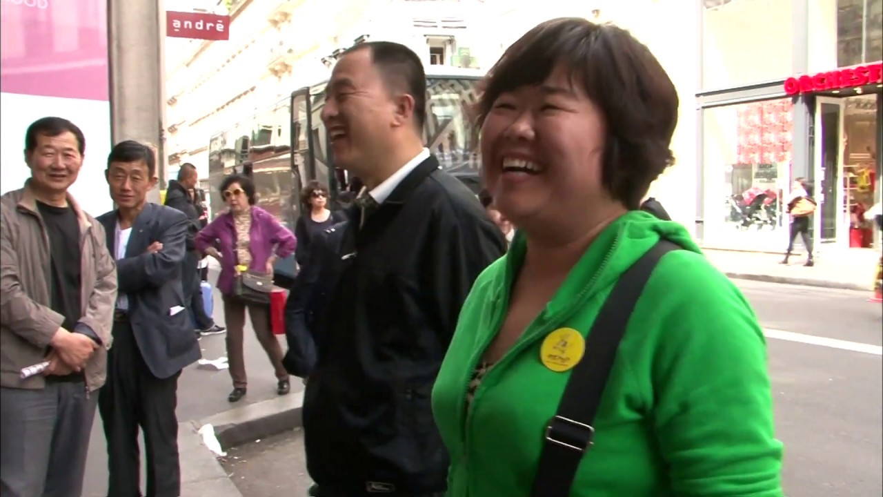 Quand les chinois font du shopping a Paris
