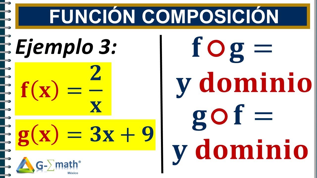 FUNCIÓN COMPOSICIÓN✅ - Ejemplo 3
