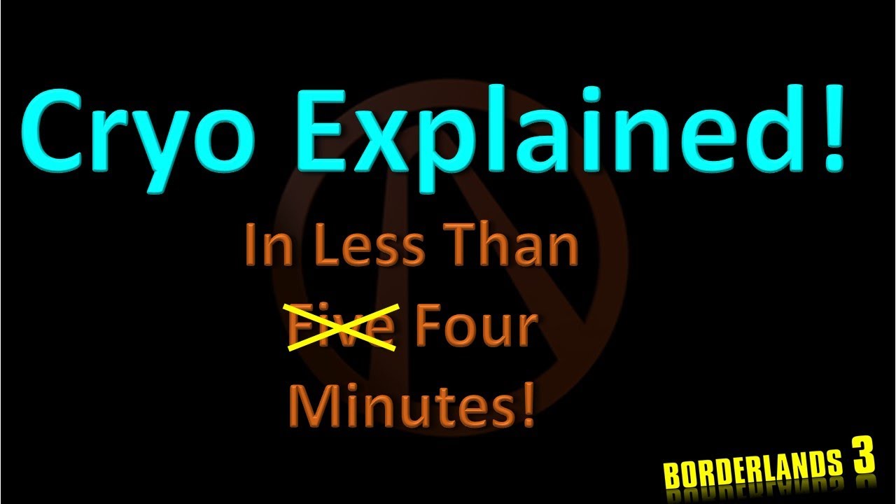 Cryo Explained! - In less than Four Minutes!