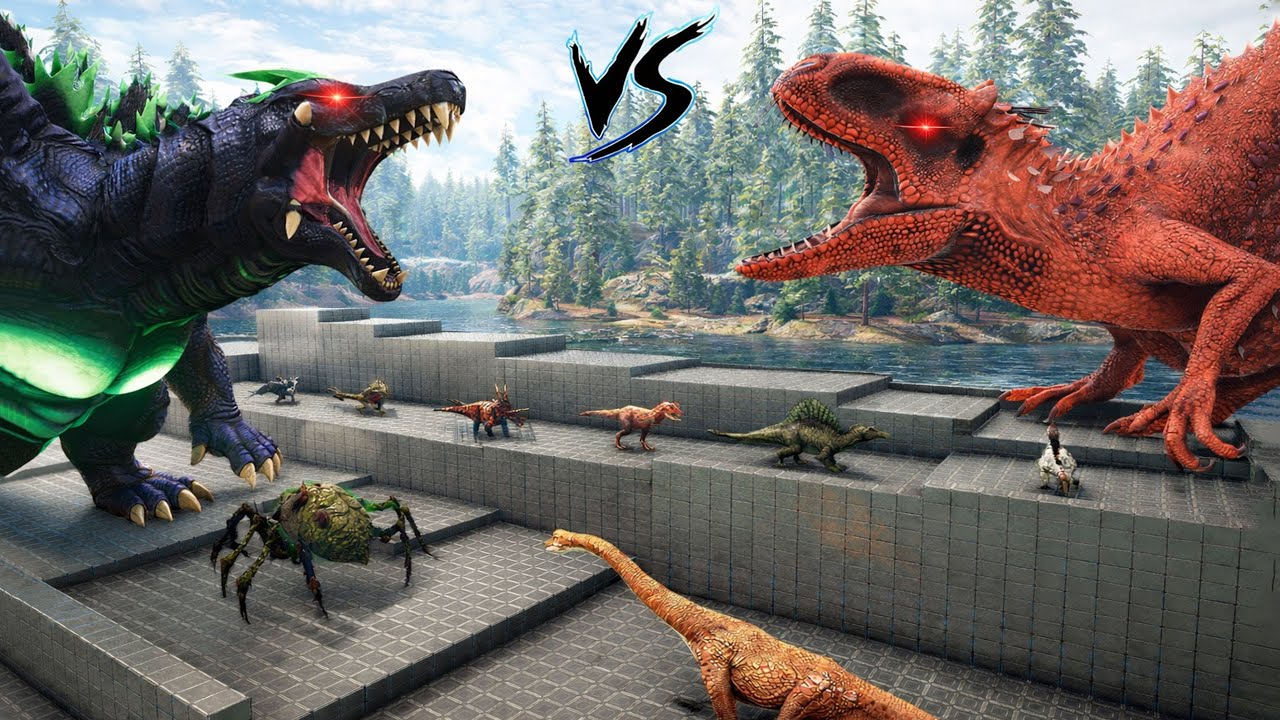 Feb 2026’s NEW DINOS Take On EVERY ARK BOSS & TITAN! (EPIC Battle)