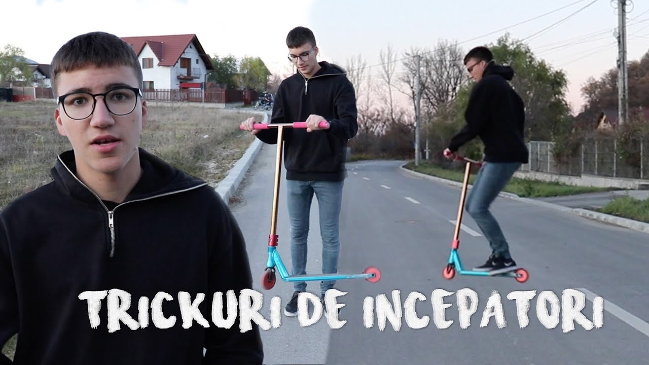 5 TRICKURI DE TROTINETA PENTRU INCEPATORI