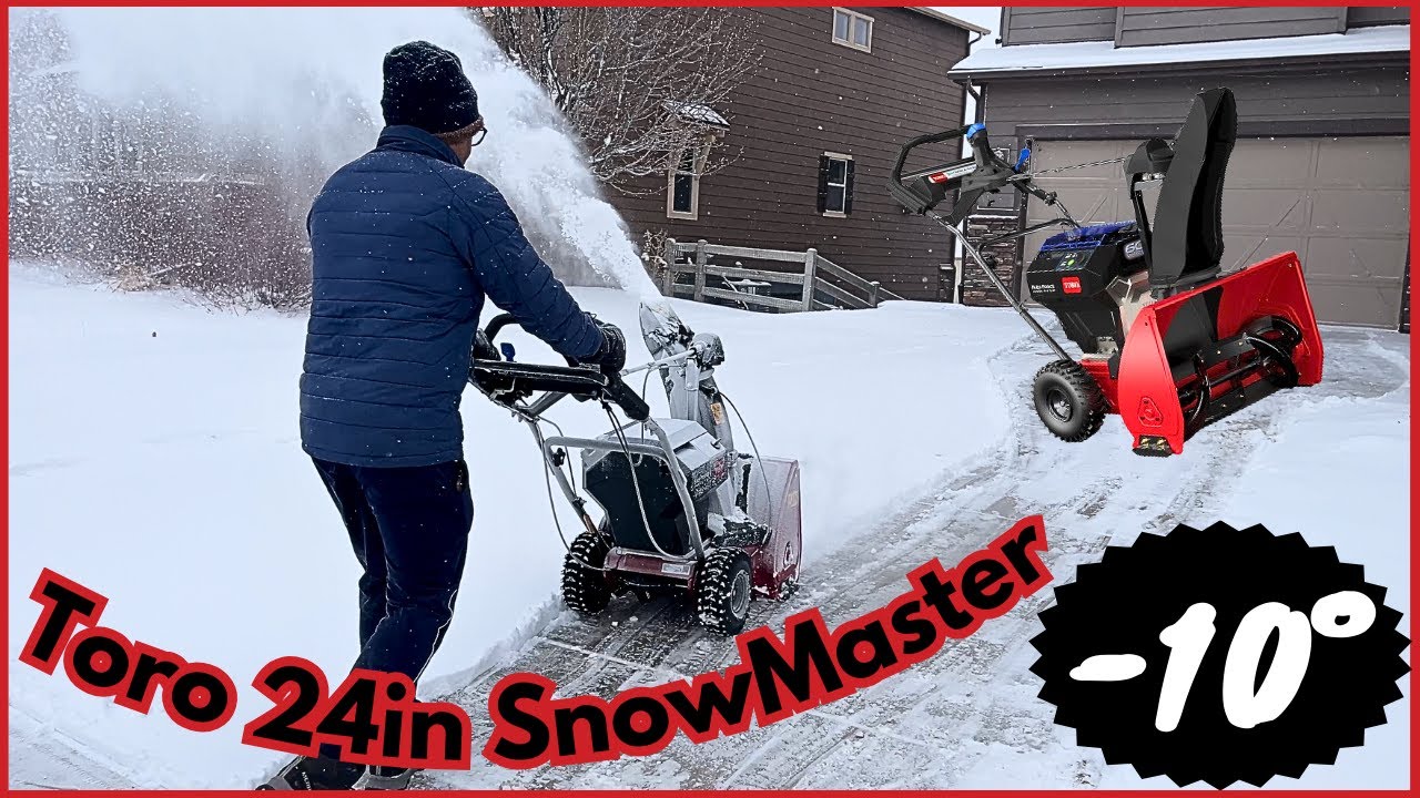 Toro SnowMaster 24in  Single Stage Snow Blower Review