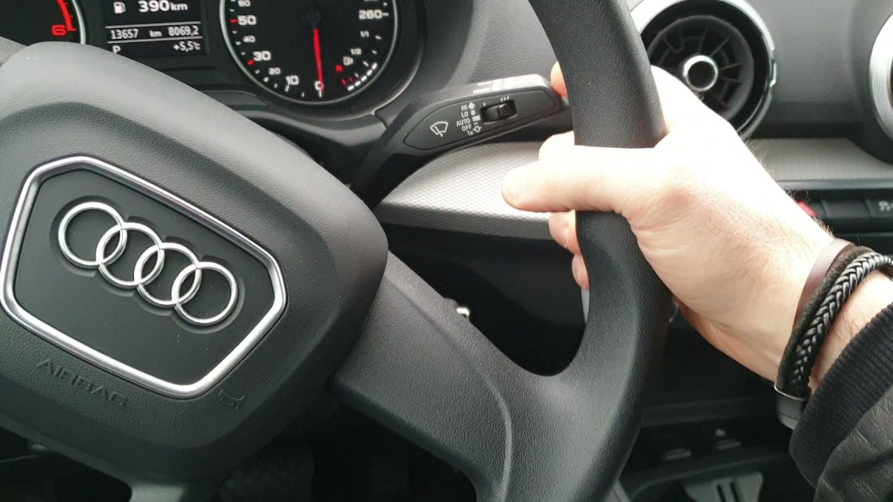 Wie stelle ich die Scheibenwischer ein Anhand des Audi Q2
