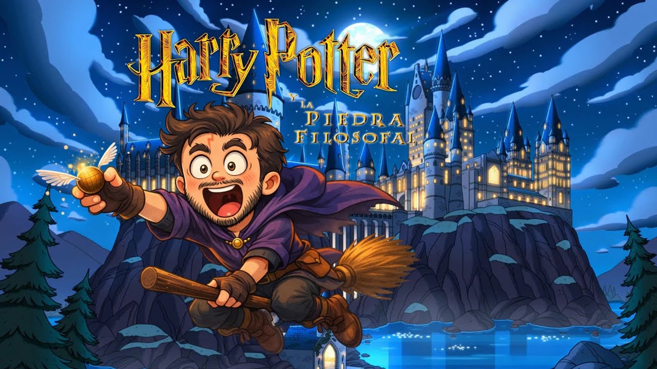 Harry Potter y la piedra filosofal | ps1 | full game | español mi primer partido de quidditch | 3