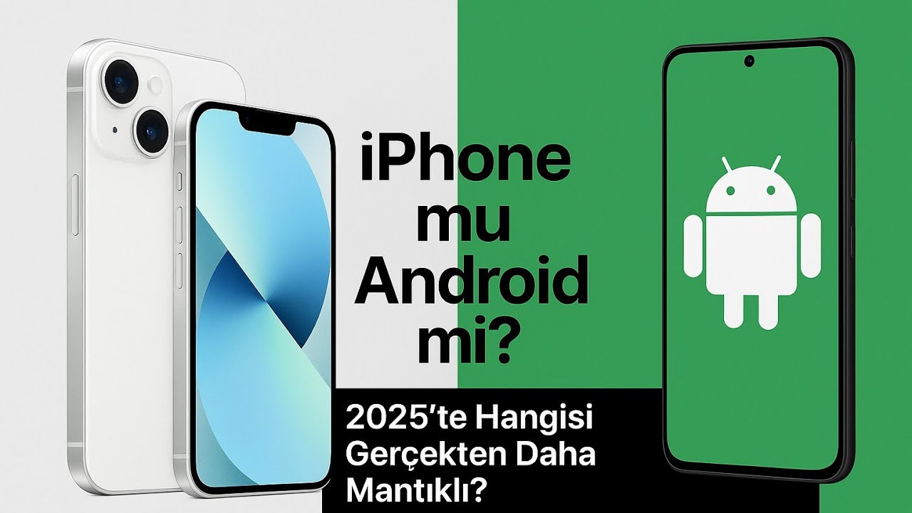 📱 iPhone mu Android mi? 2025’te Hangisi Gerçekten Daha Mantıklı?