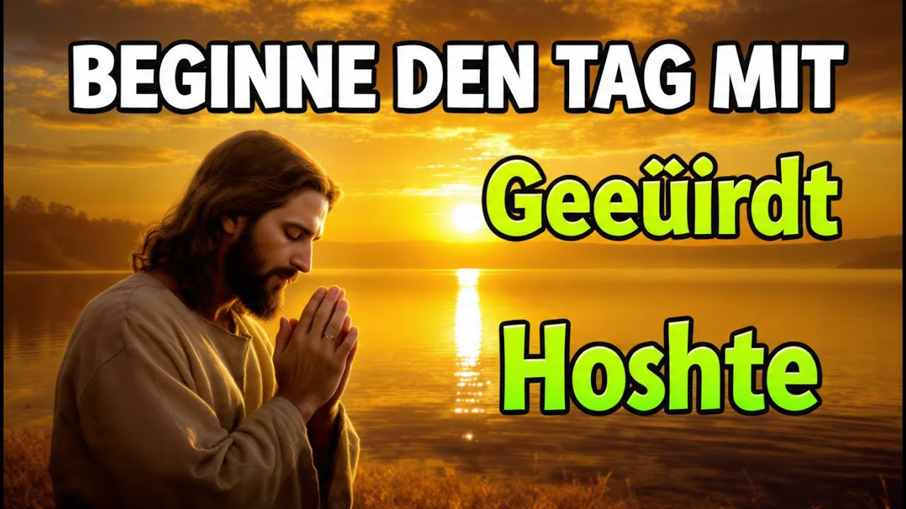 Morgengebet mit PSALM 23 | Der Gute Hirte Führt Dich zu Stillen Wassern