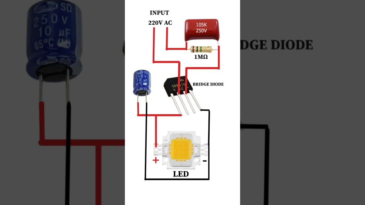 How to Make a Simple LED Driver Circuit for 220V AC? | ideaX