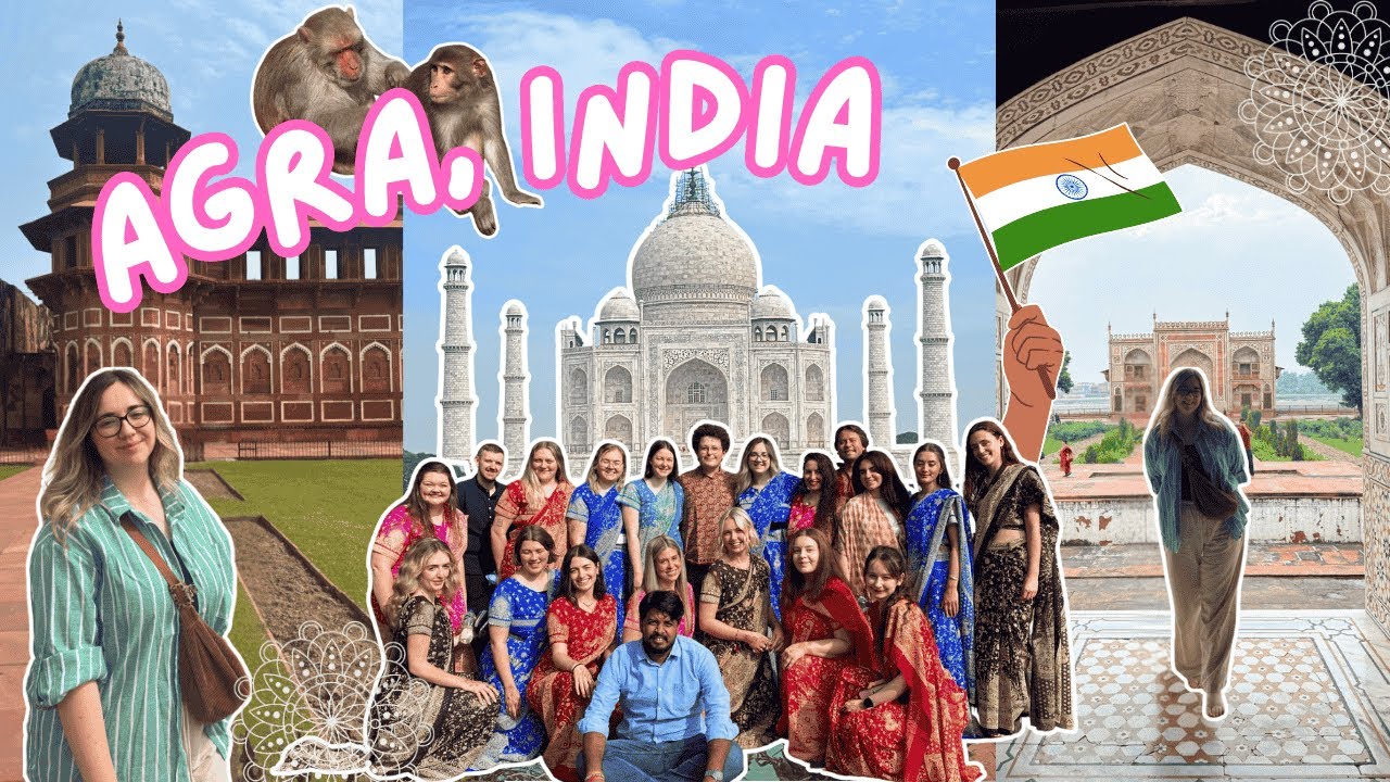 Visiting the TAJ MAHAL and AGRA FORT🛕🤍 | Agra, India 🇮🇳 4K
