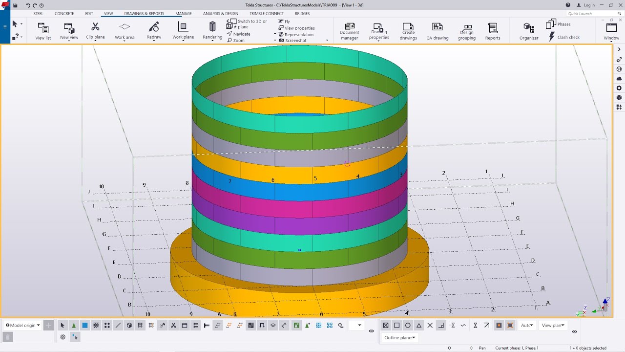 How to Create Fuel Storage Steel Tank in Tekla Structures