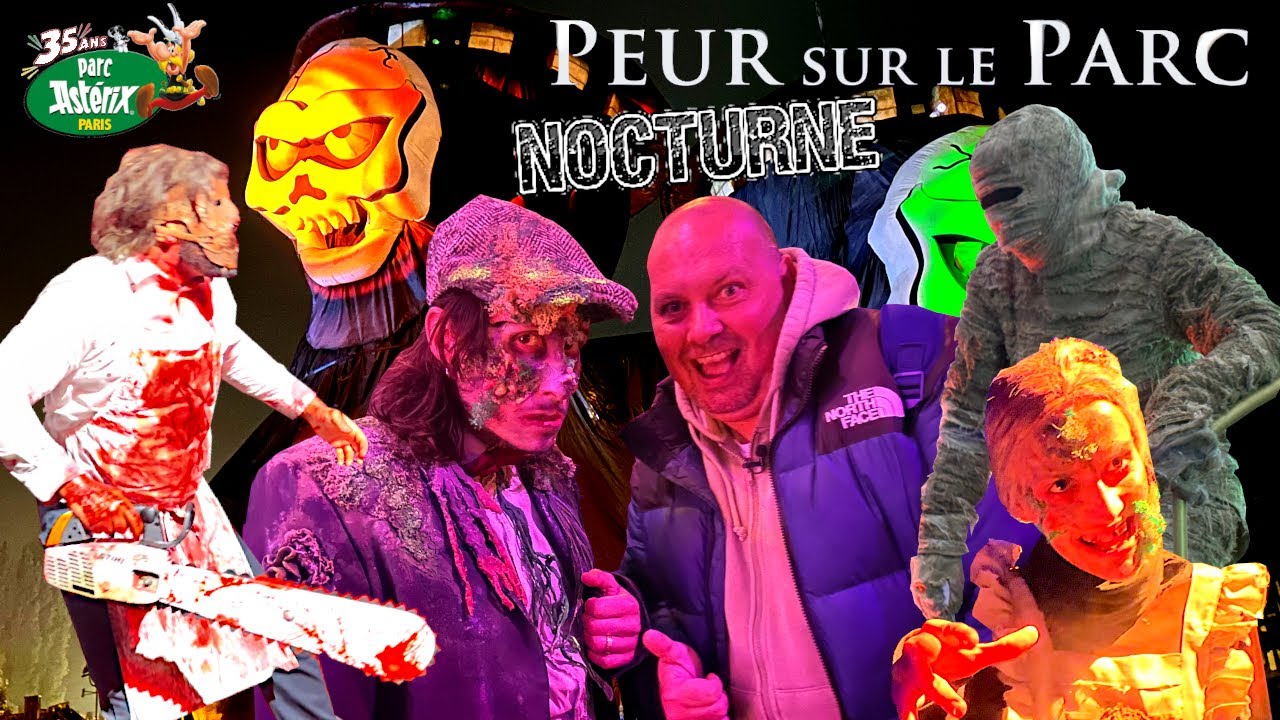 PEUR SUR LE PARC NOCTURNE AU PARC ASTERIX HALLOWEEN 2024