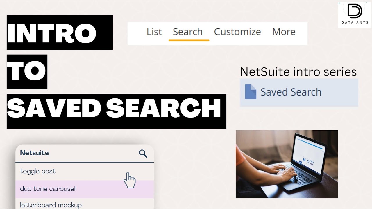 NetSuite Saved Searches - introduction part 1