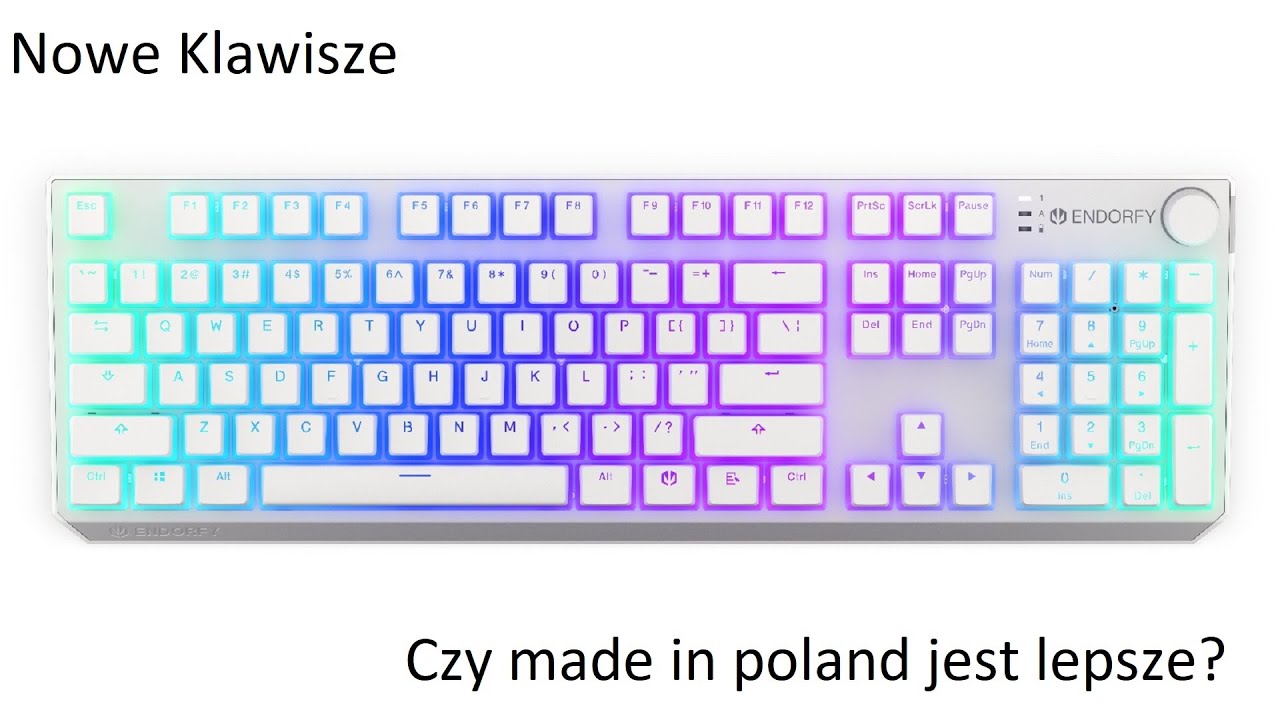 Nowe klawisze made in poland- Endorfy thock wireless