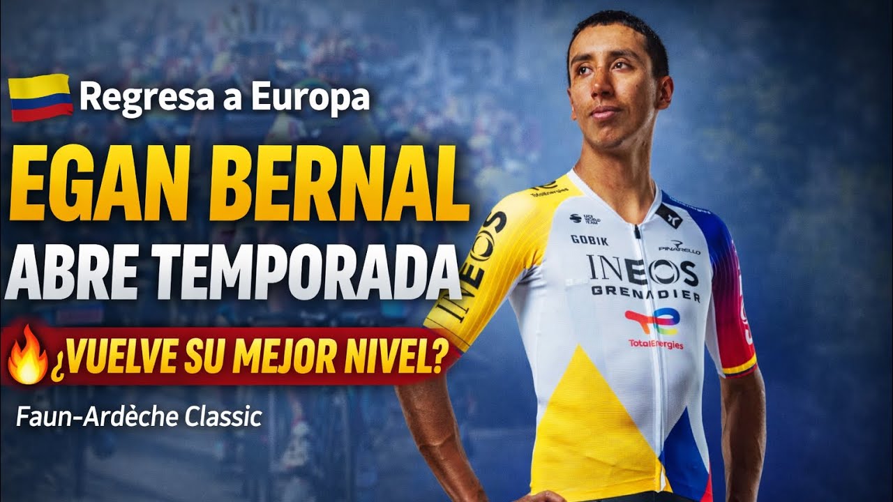 Egan Bernal abre su temporada en Europa 