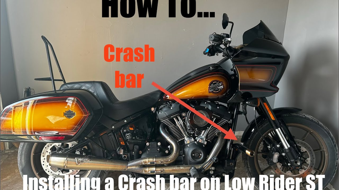 How to install Crash Bars on Low Rider ST