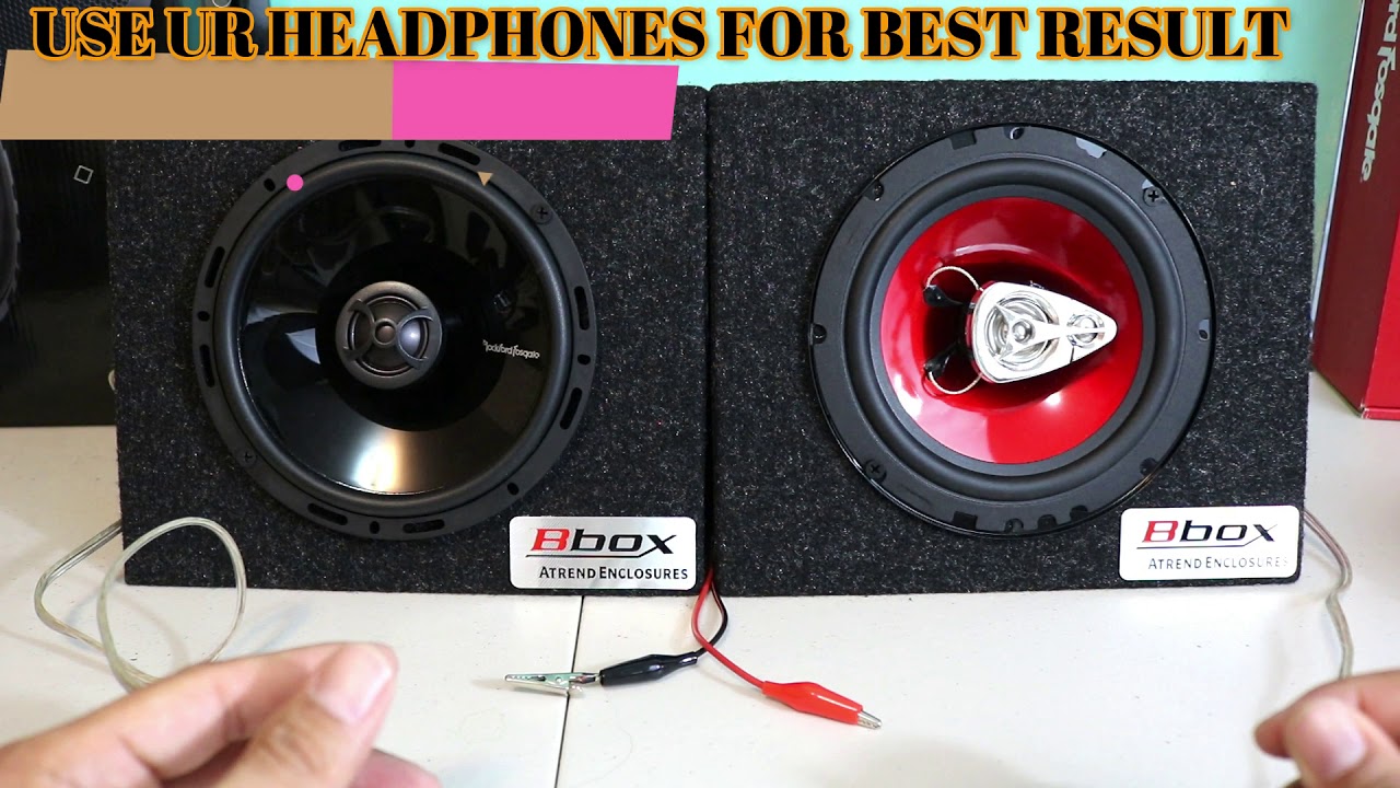 Rockford Fosgate P1650 Punch 6 5 2-Way против BOSS Audio CH6530