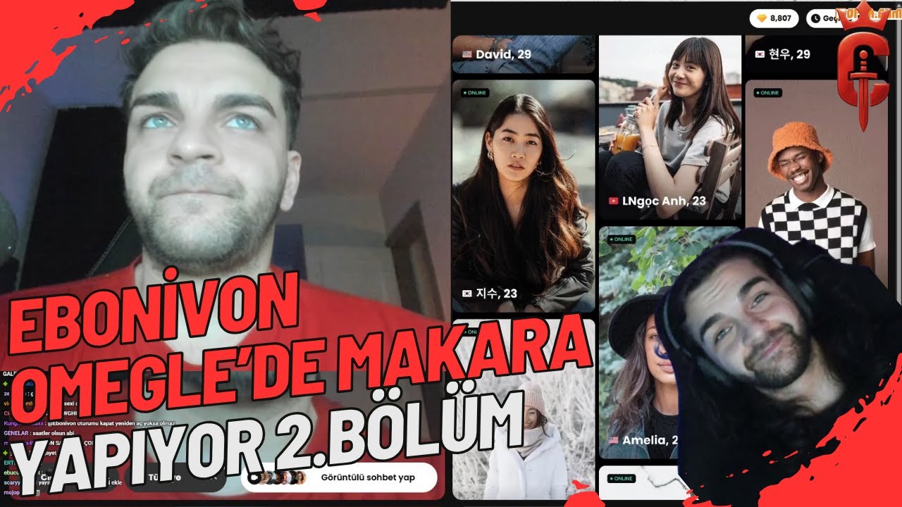EBONİVON - OMEGLE'DE - MAKARA YAPIYOR 2.B&Ouml;L&Uuml;M - AZAR'DAN BAN YİYOR - @Ebonivon