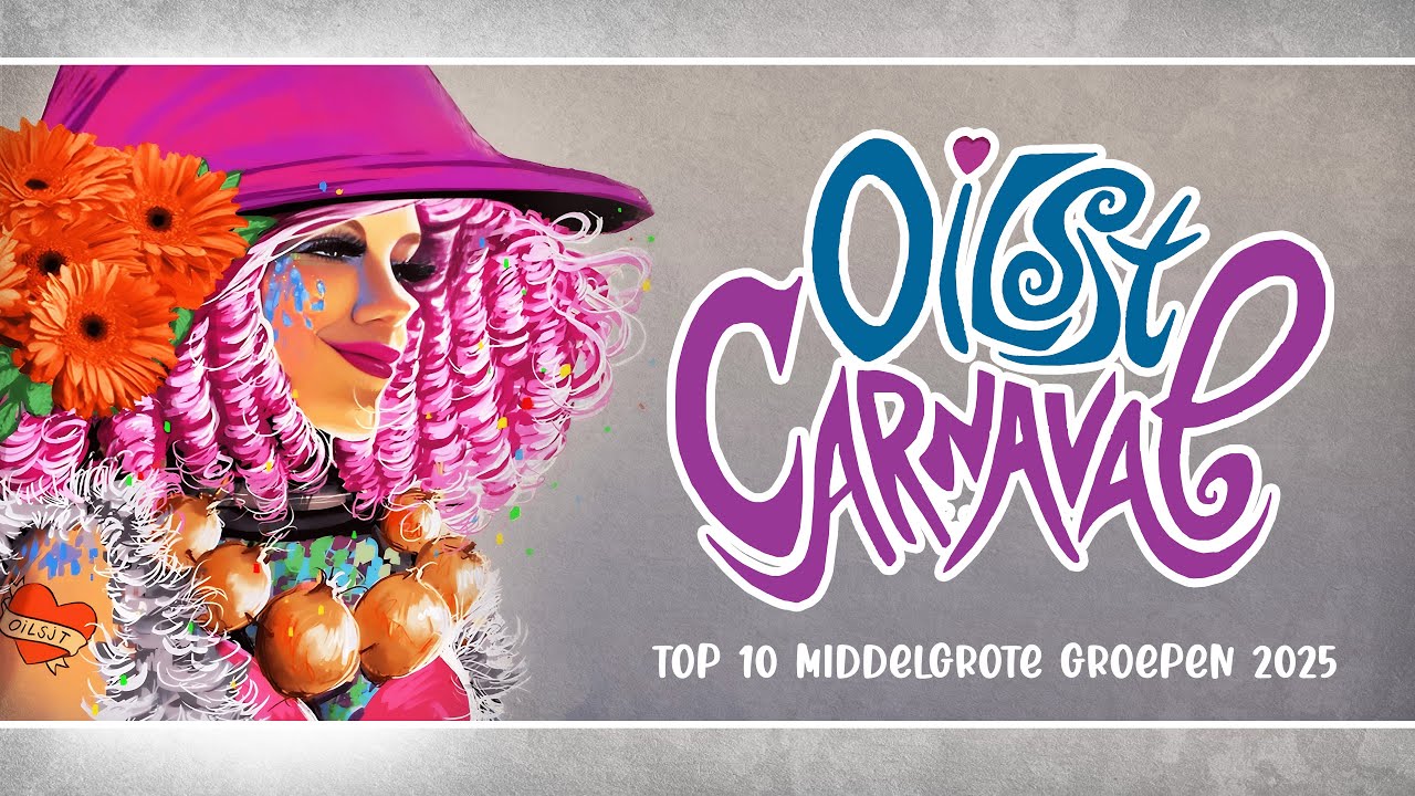 Uitslag Oilsjt Carnaval 2025 - Top 10 Middelgrote Groepen