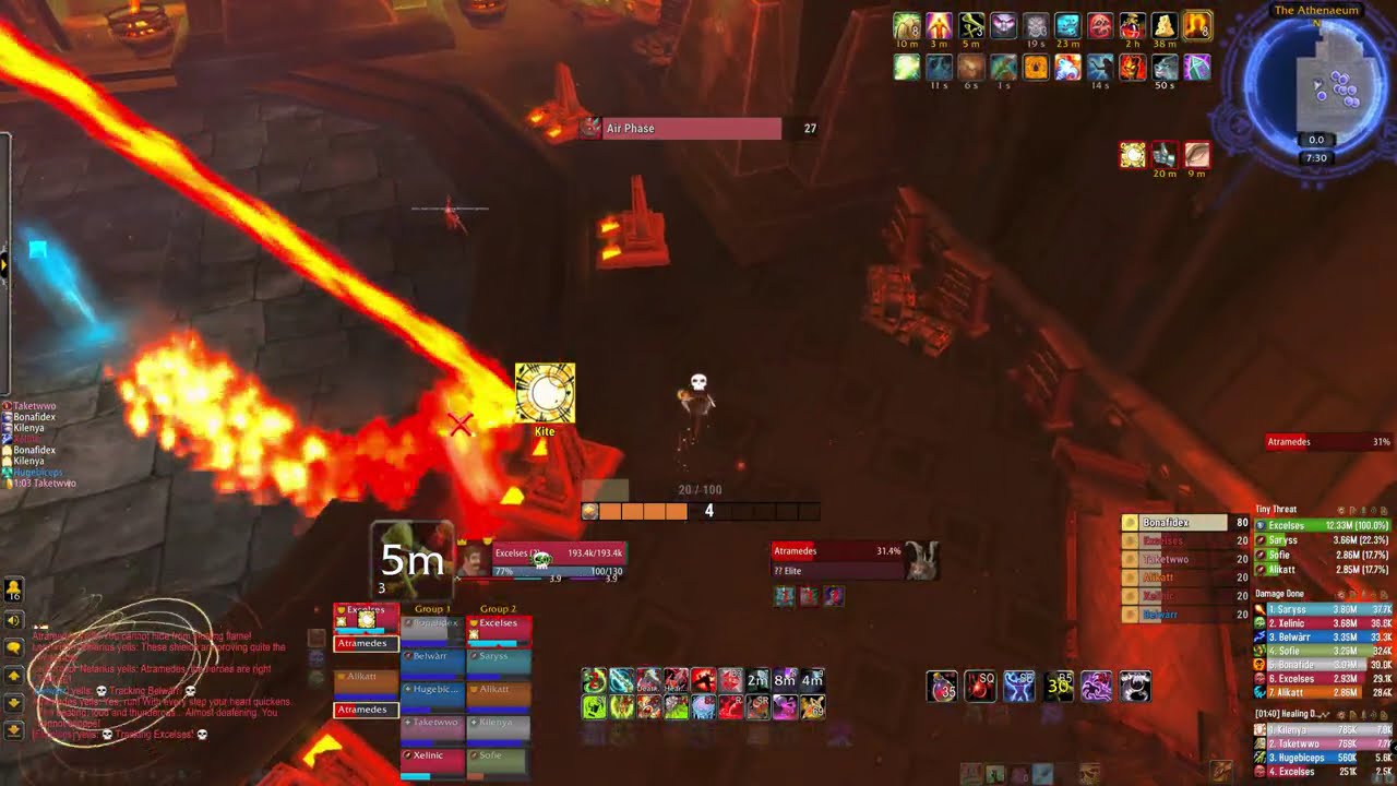 Heroic Atramedes 10m - Blood Death Knight POV