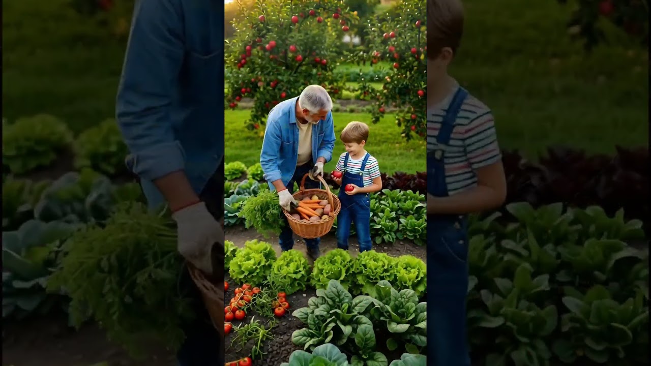 Grandfather and Grandson Farming Together 🌾 | Beautiful Village Life Story