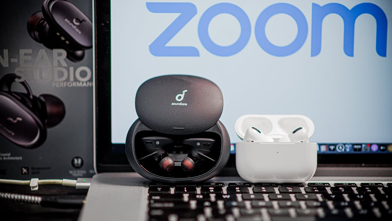 Anker Soundcore Liberty 2 Pro  | Zoom Call Quality Test vs  AirPods Pro & Built in MacBook Mic