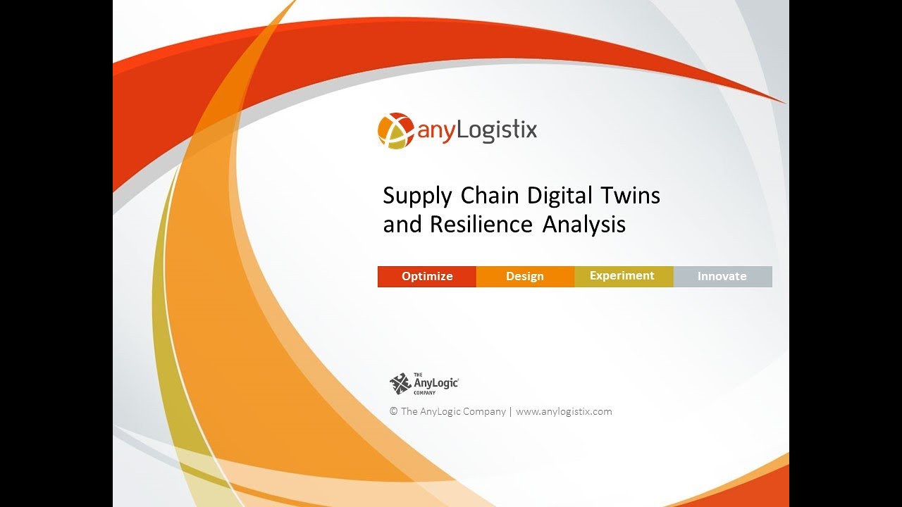Webinar: Supply Chain Digital Twins and Resilience Analysis