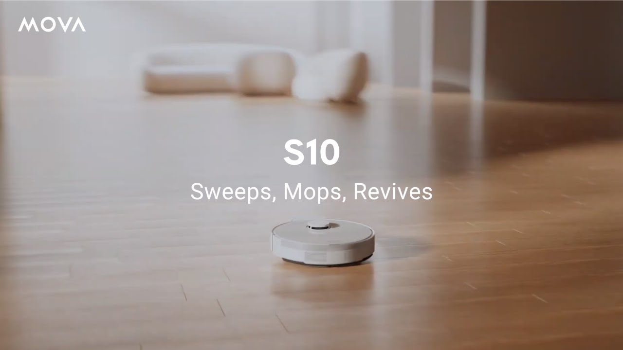 Mova S10 Robot Vacuum and Mop | Sweeps, Mops, Revives