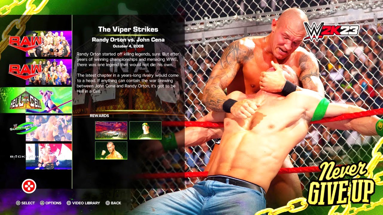 WWE 2K23 Showcase: Randy Orton vs. John Cena | 