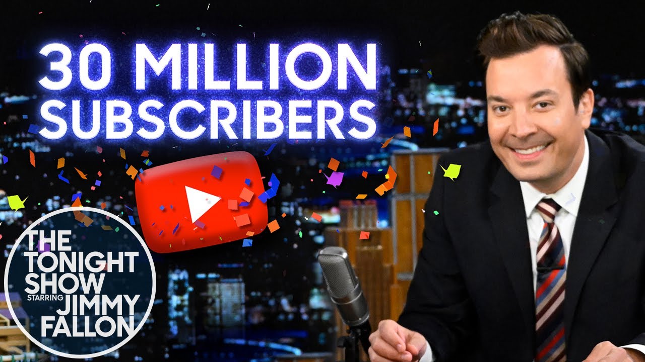 The Tonight Show Celebrates 30 Million Subscribers on YouTube
