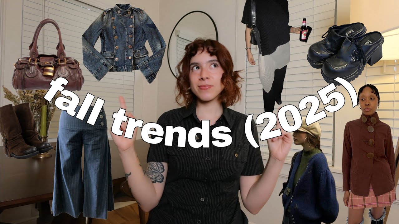 let's chat 2025 fall fashion trends | slouchy boots, military jackets, 3/4 sleeve tops + more ✩ˊ˗