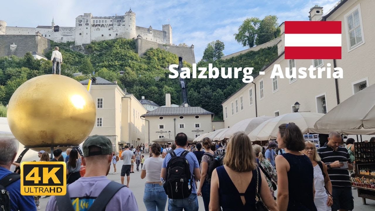 Salzburg - Austria 🇦🇹 | Visit historical places [ 4K ] 60Fps HDR