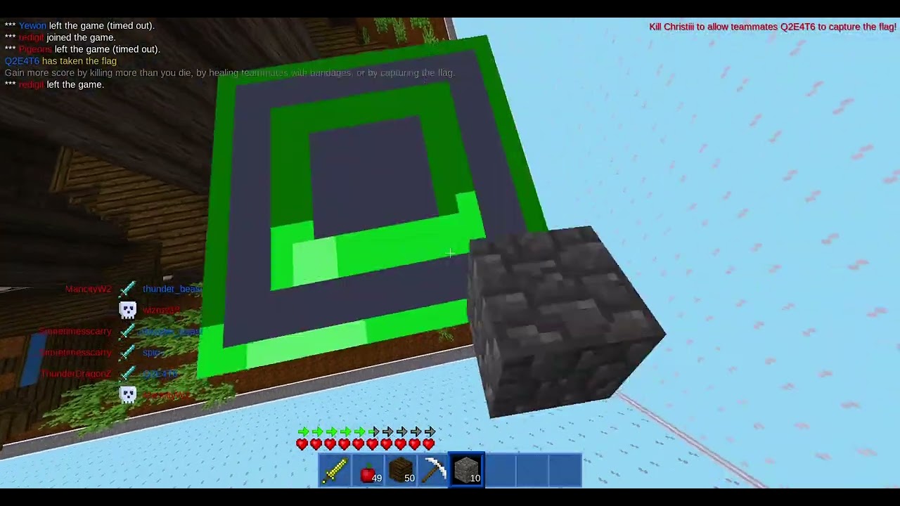 Unedited Minetest CTF - with a new mouse…