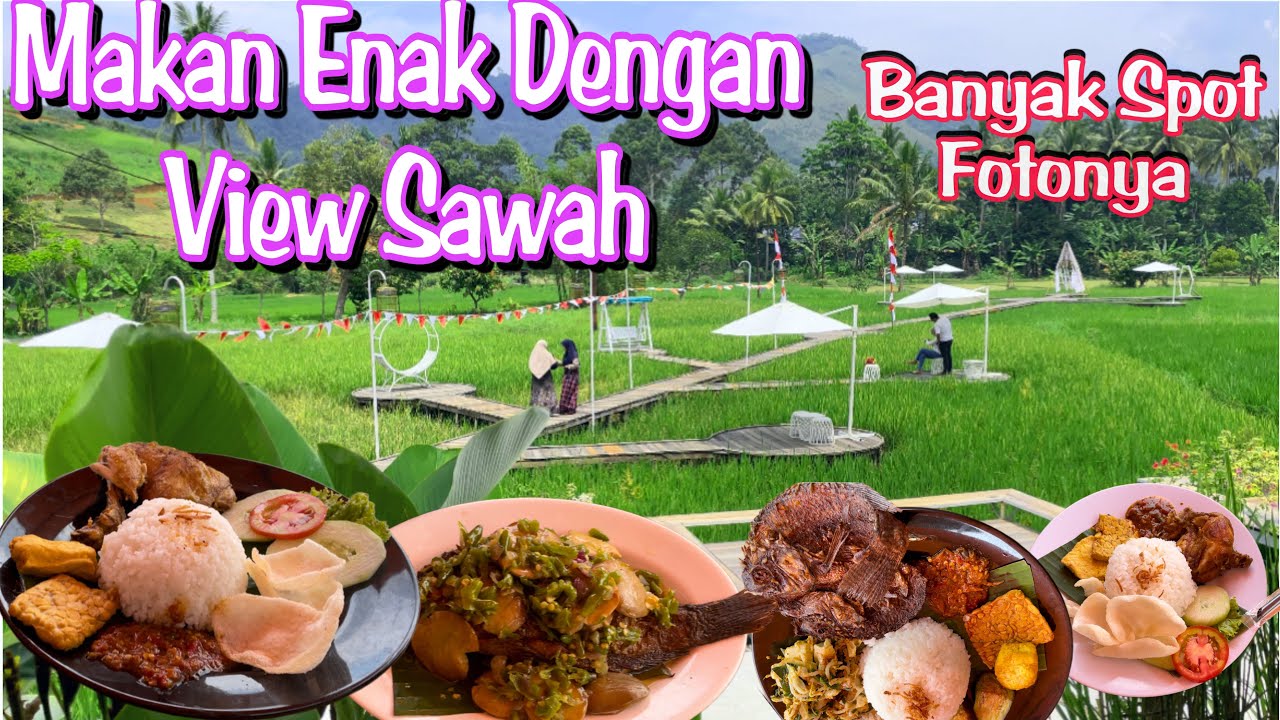 SAWAH VIEW RESTO & CAFE | MAKAN ENAK DENGAN VIEW SAWAH DI PAYAKUMBUH ~ Azkia Alesha
