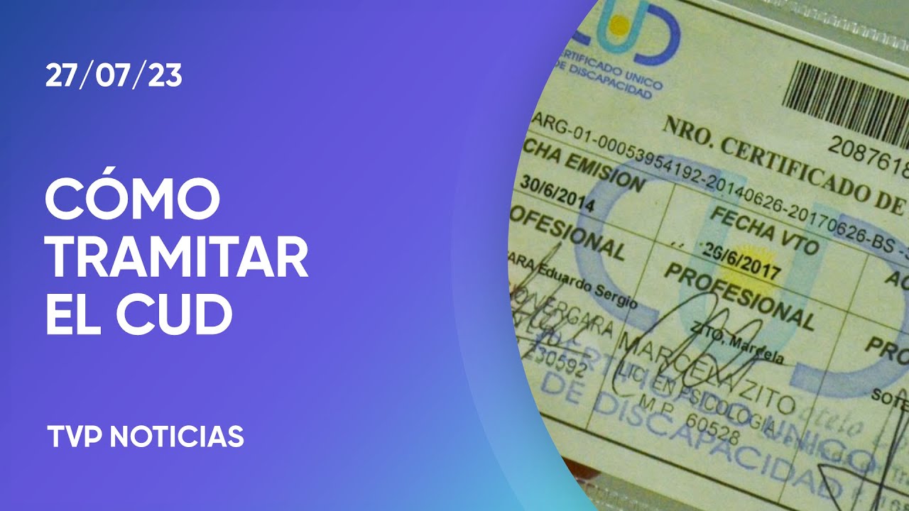 Cómo obtener el Certificado Único de Discapacidad