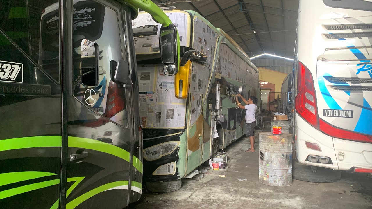 DIKEBUT PENGERJAAN BODY REPAIRNYA | PO HARYANTO