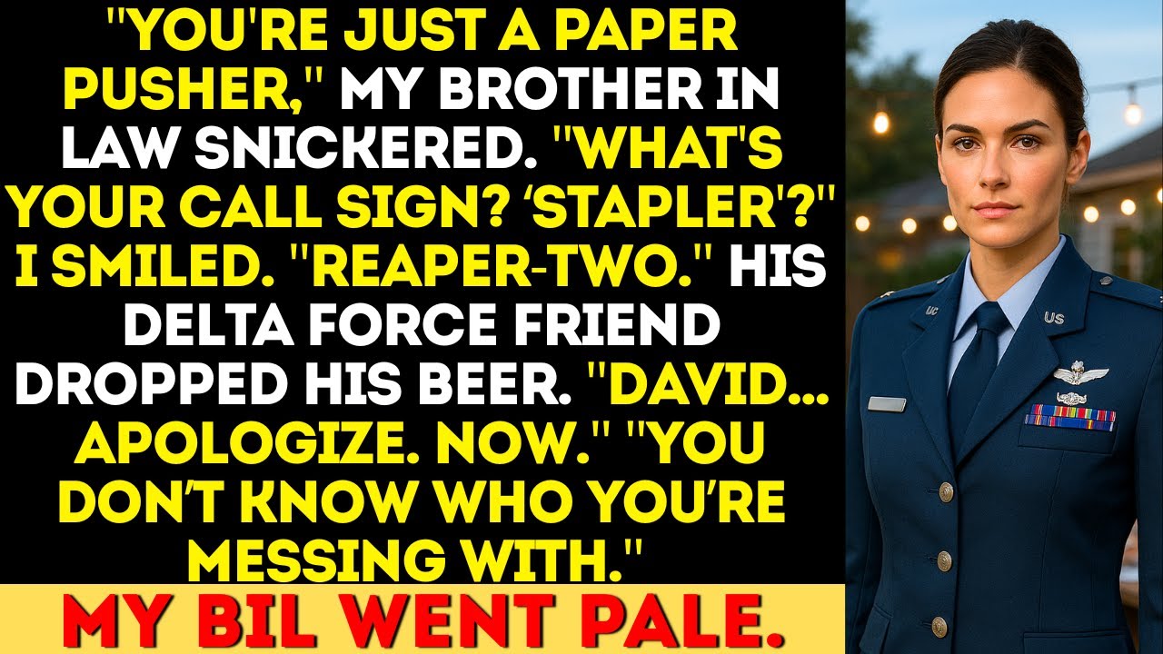 “You’re Just a Paper Pusher,” My Brother Sneered—Then His Delta Force Friend Heard My Call Sign…
