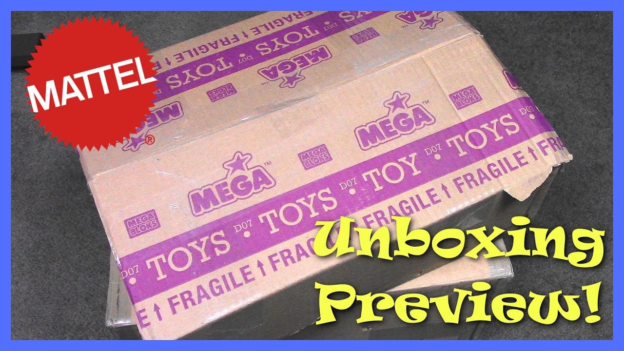 MATTEL TOYS UNBOXING PREVIEW!!