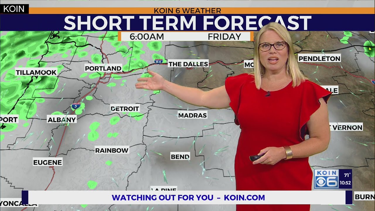 Weather forecast: Light rain possible Friday morning in Portland